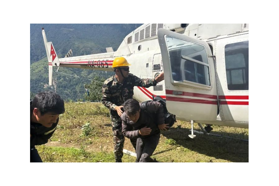 बुढीगण्डकी बाढी : सेनाले गर्‍यो ४९ जनाको उद्धार
