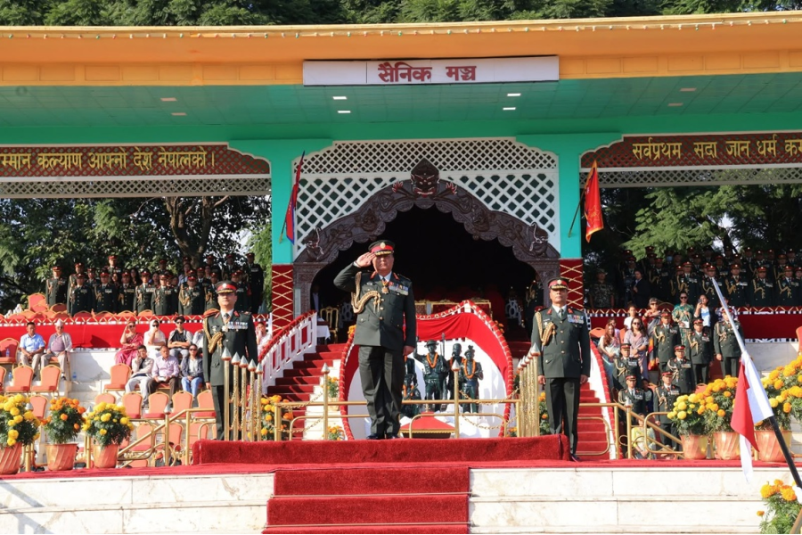 फूलपाती बढाईको तयारी अन्तिम चरणमा, प्रधानसेनापति सिग्देलद्वारा टुँडिखेल निरीक्षण