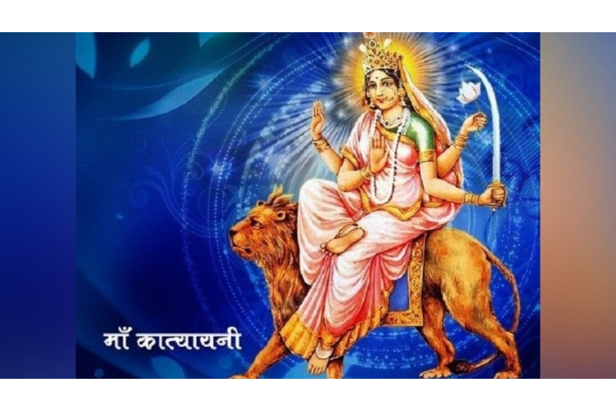 नवरात्रको छैटौँ दिन आज कात्यायनी देवीको पूजा, शक्तिपीठमा भक्तजनको भीड