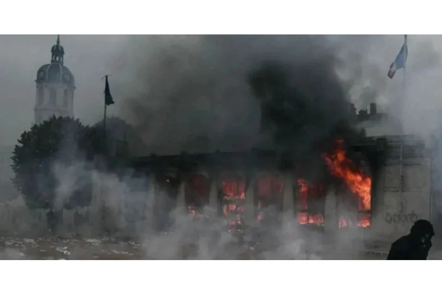 फ्रान्समा महँगी र शिक्षा स्तर खस्किएको विरोधमा प्रदर्शन, देशभर २७२ जना पक्राउ
