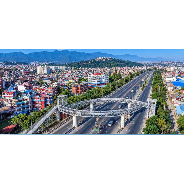 नेपालकै पहिलो लिफ्टसहितको आकाशे पुल ललितपुरमा तयार, छठ लगत्तै सञ्चालनको तयारी