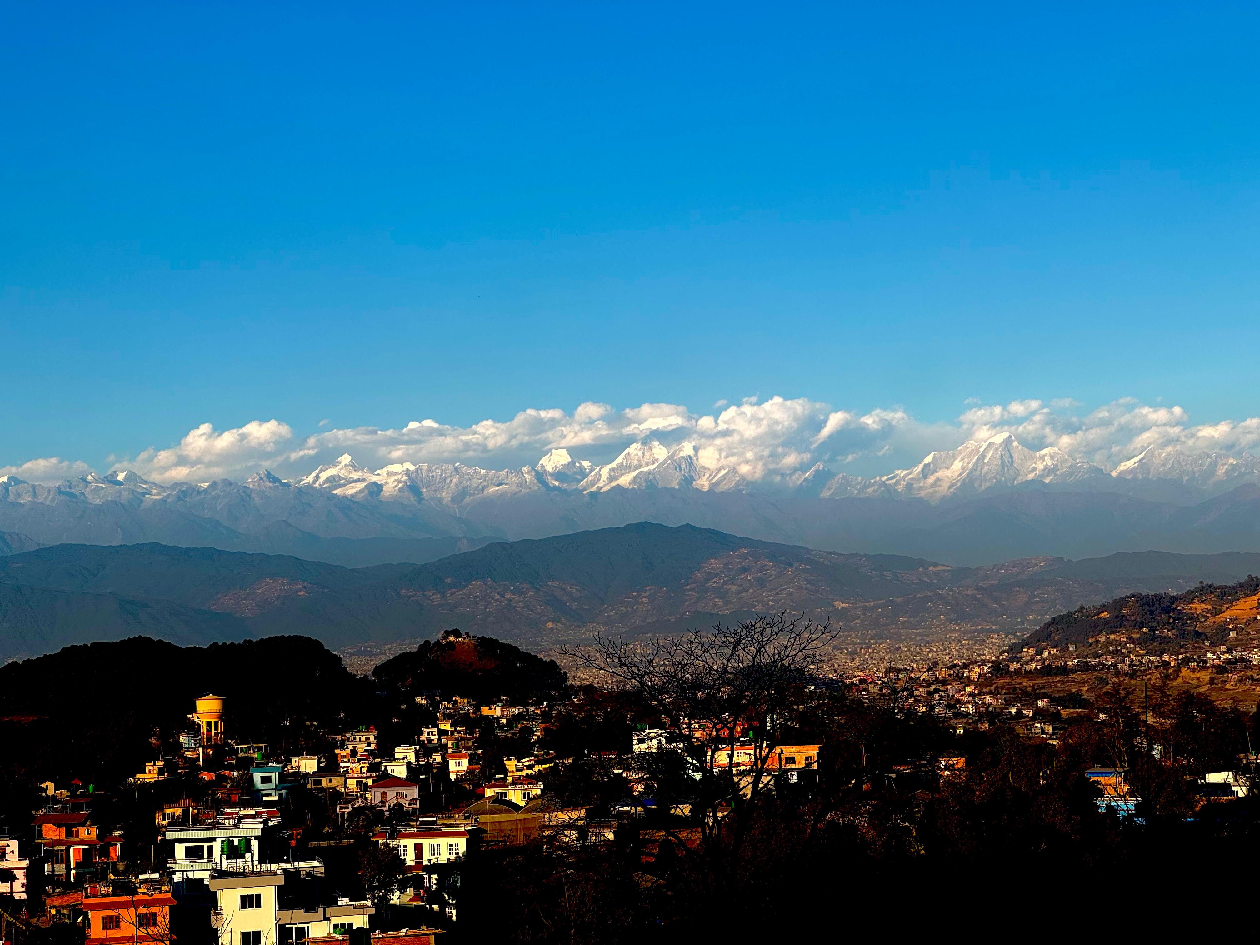 आहा ! चापागाउँबाट देखिएको हिमाल